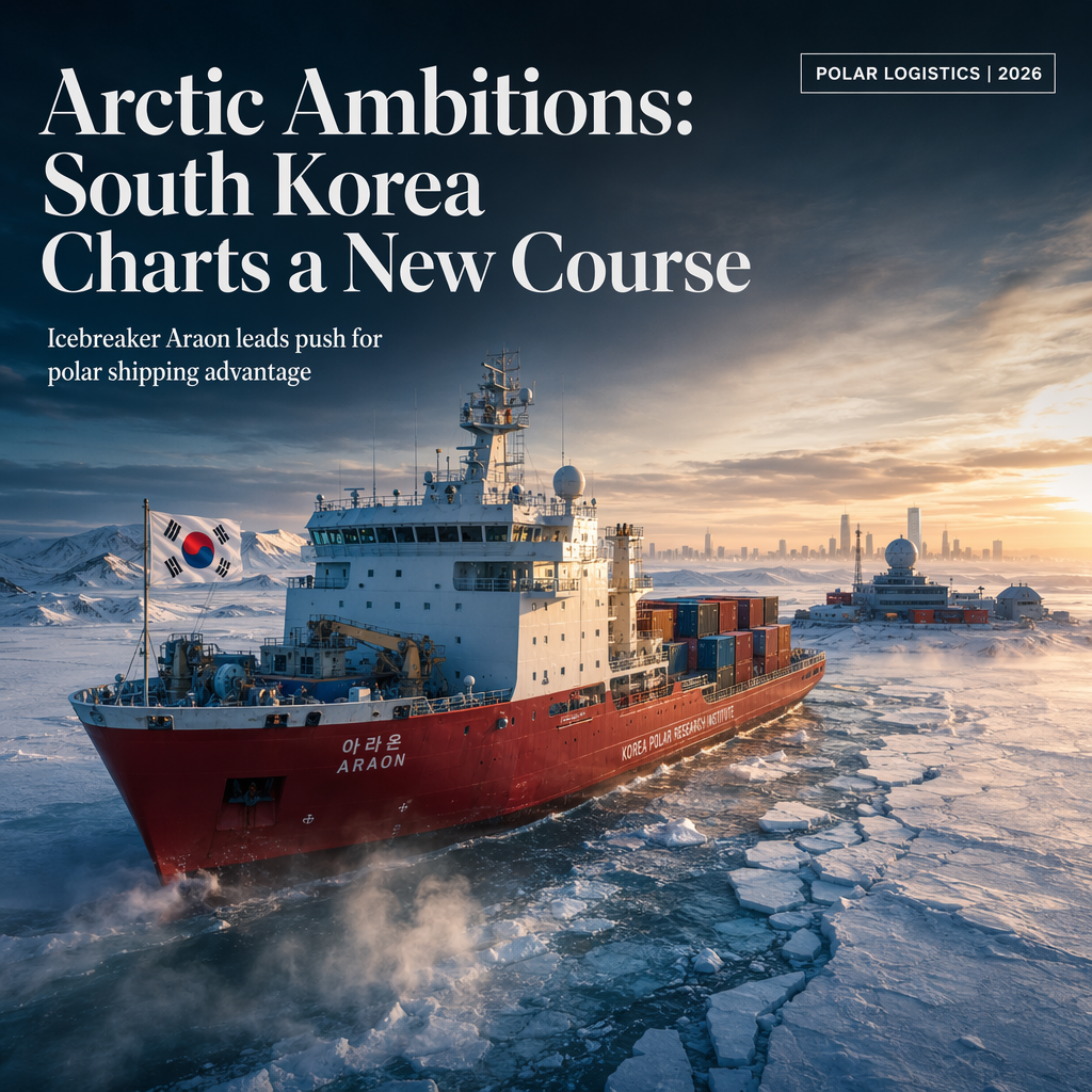 South Korea Eyes Arctic Shipping Routes to Boost Competitiveness