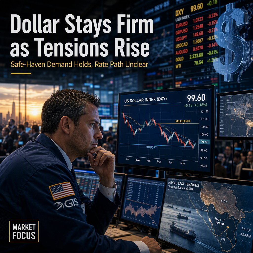 US Dollar Index Holds Above 99.50 Amid Safe-Haven Demand and Rate Hike Uncertainty