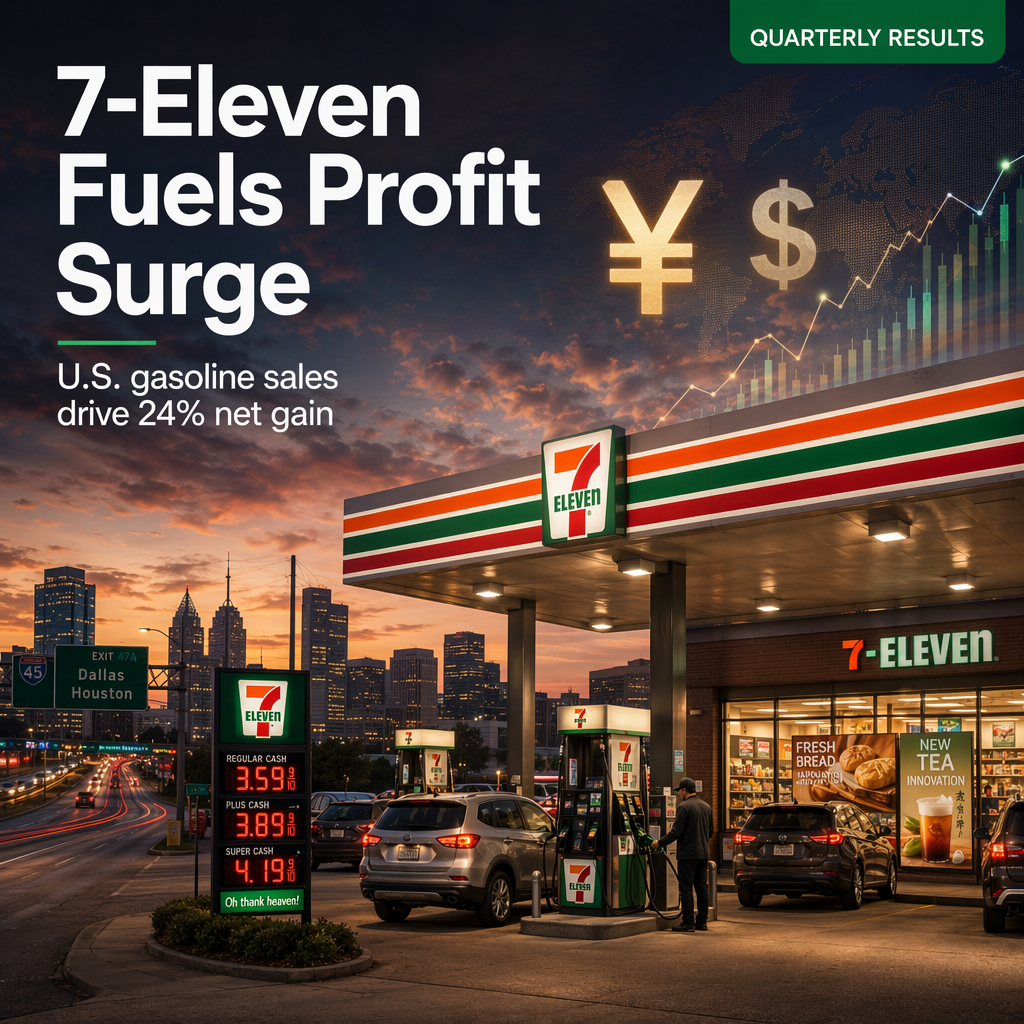 Seven & i Holdings Reports 24% Net Profit Surge, Driven by U.S. Gasoline Sales