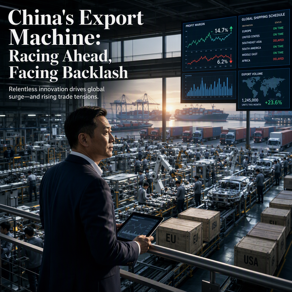 China's Hypercompetitive Manufacturing Spurs Global Export Surge and Trade Tensions