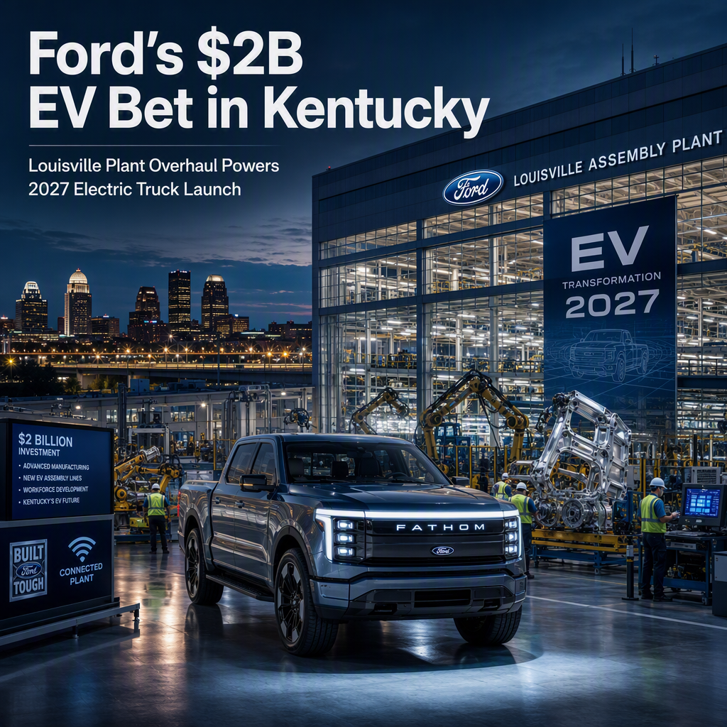 Ford Invests $2 Billion to Transform Louisville Plant for 2027 Electric Truck Launch