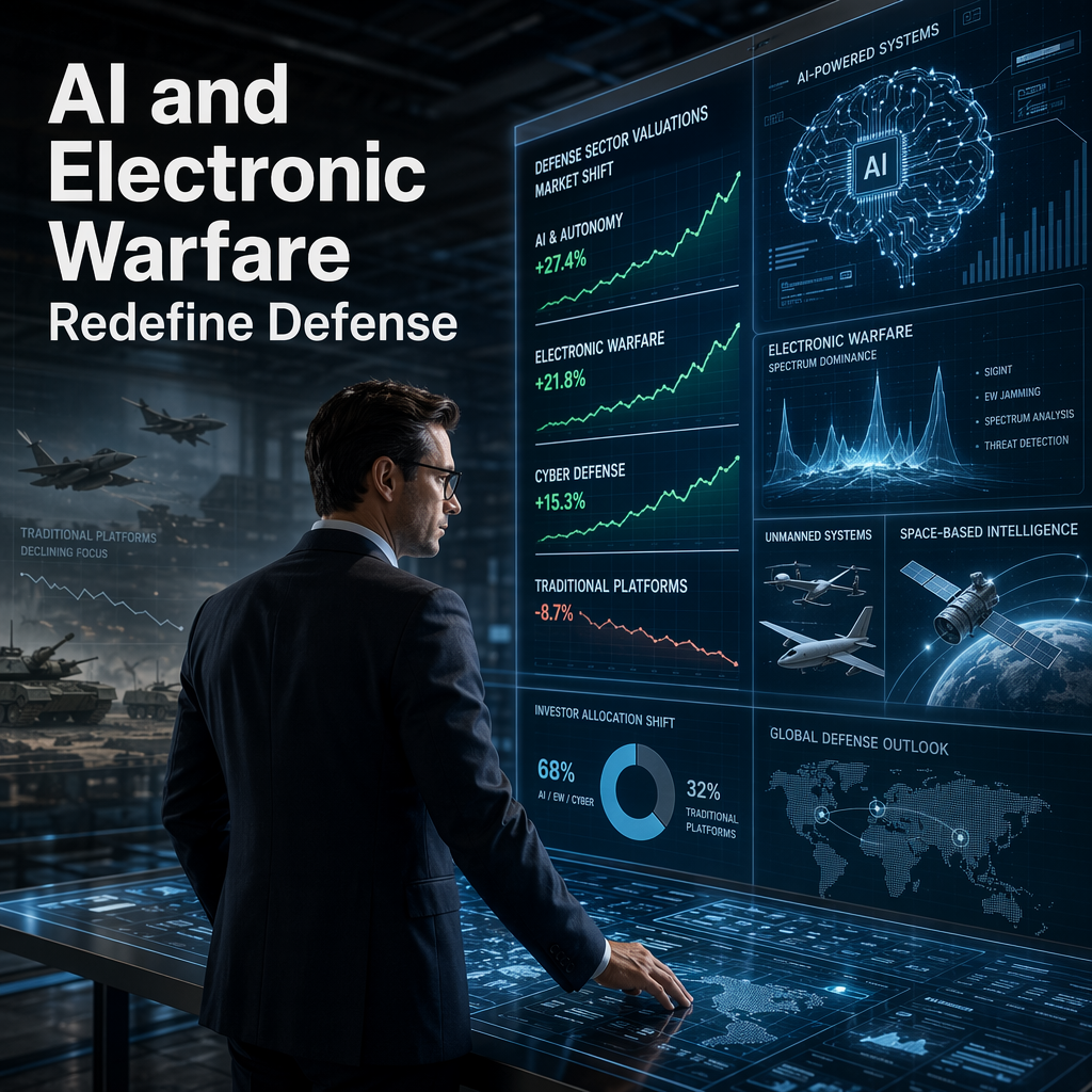 Investors Shift Focus to AI and Electronic Warfare in Defense Sector Valuations