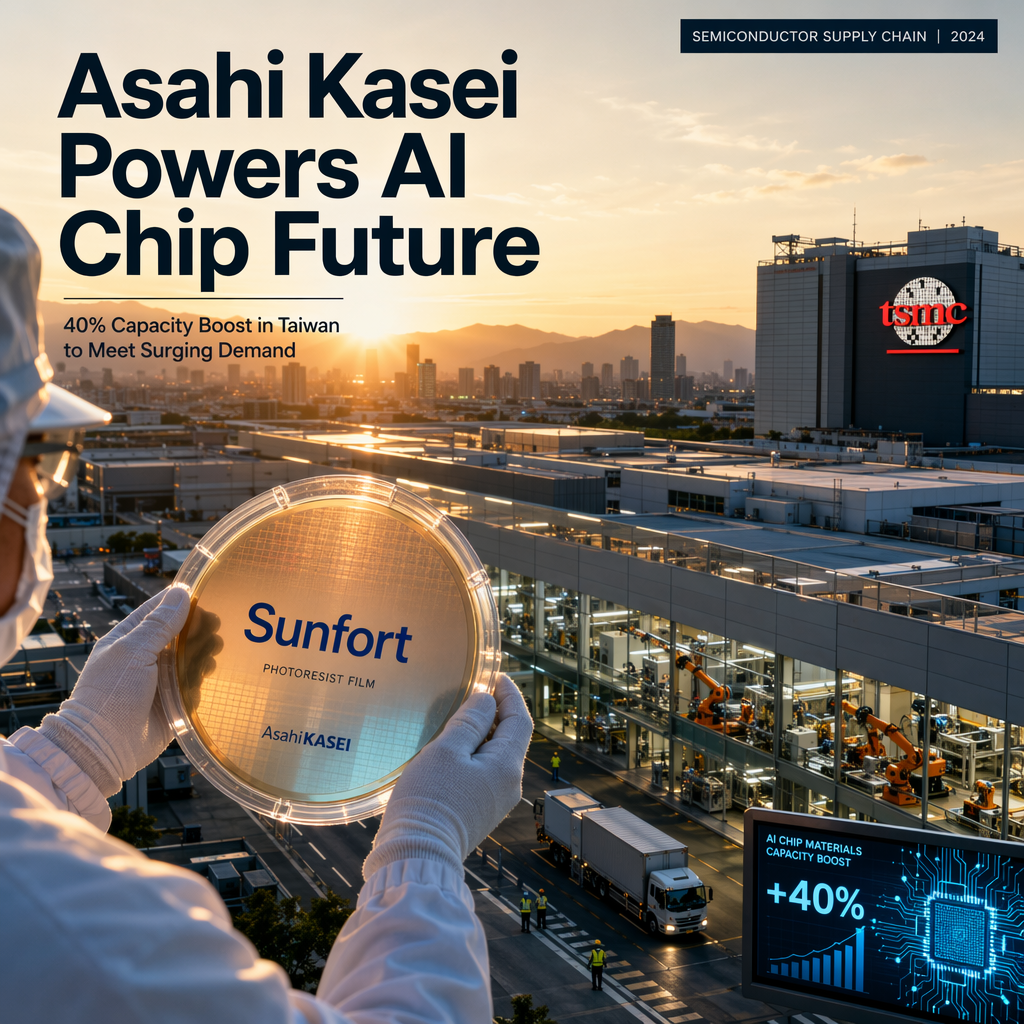 Asahi Kasei to Boost Taiwan AI Chip Material Capacity by 40% Amid Surging Demand