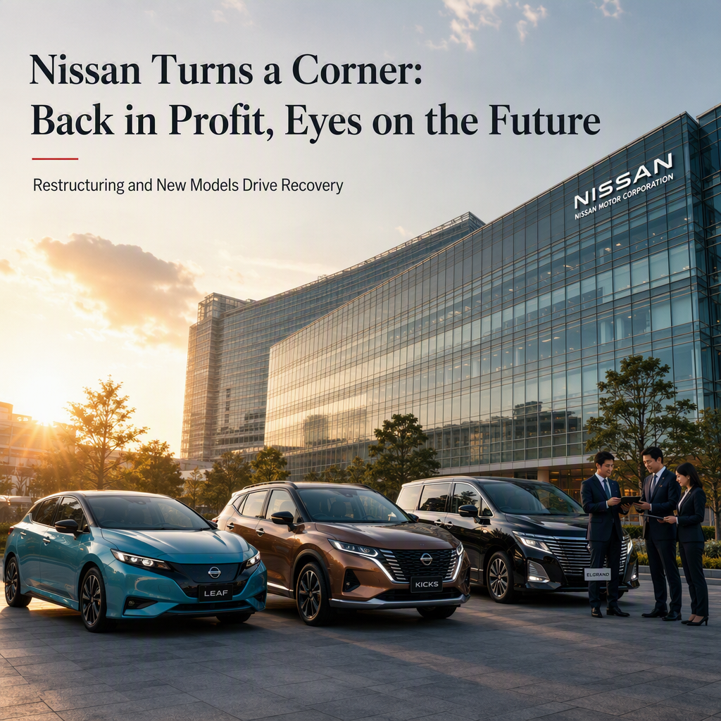 Nissan Returns to Profit in Q1, Maintains Full-Year Outlook Amid Restructuring