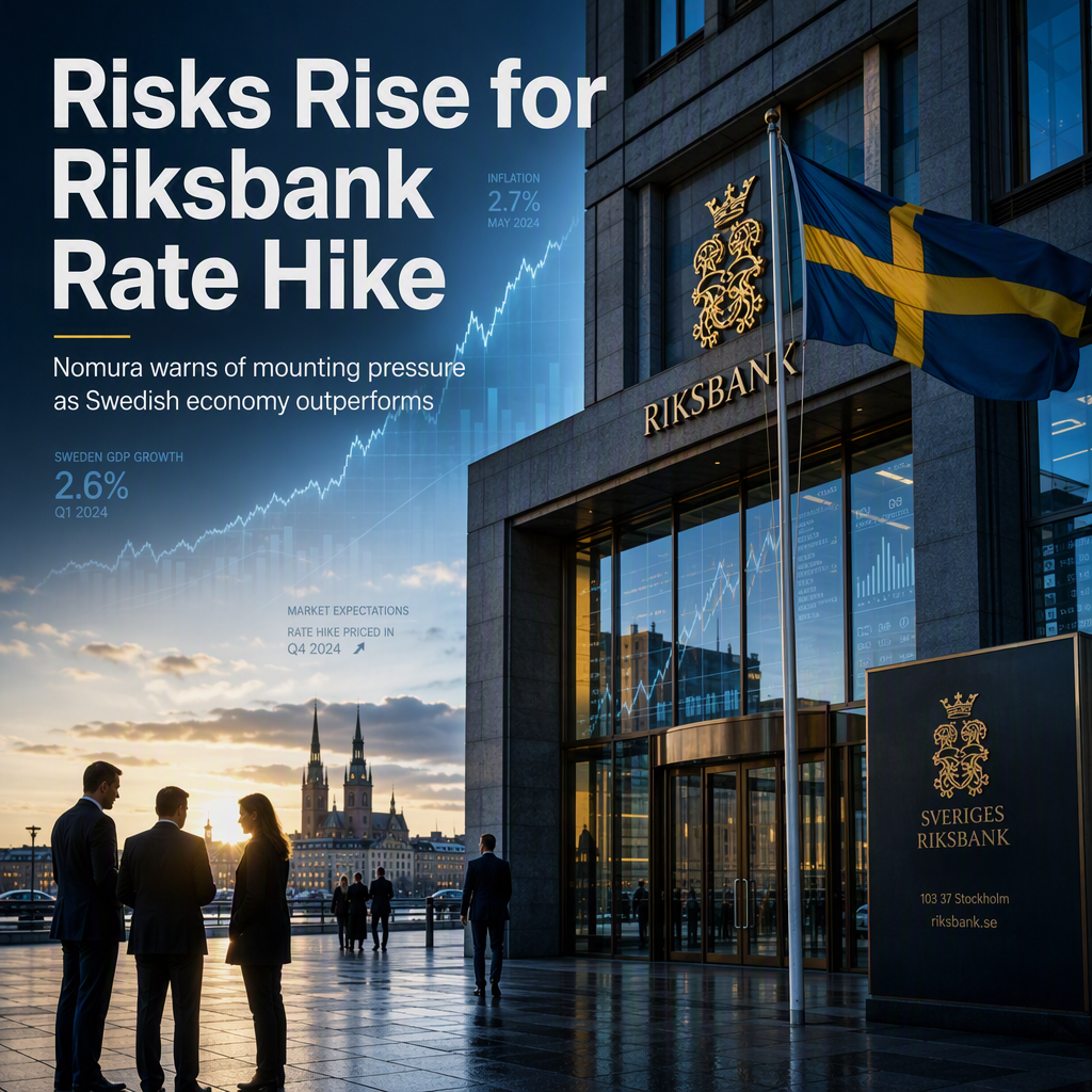 Nomura Flags Rising Riksbank Rate Hike Risks Amid Stronger Swedish Data and Global Uncertainty