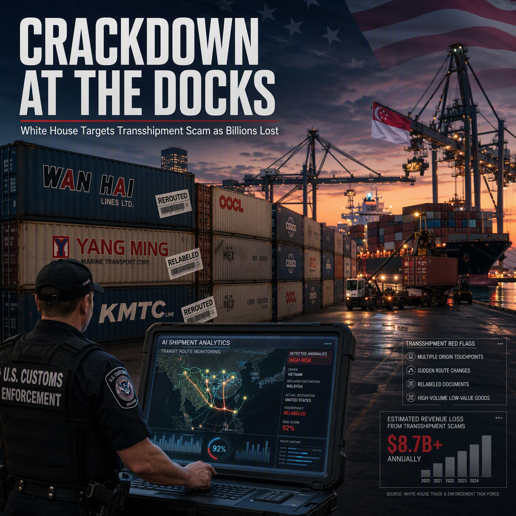 White House Targets 'Great Transshipment Scam' as Billions Lost to Chinese Goods Rerouted Through Southeast Asia
