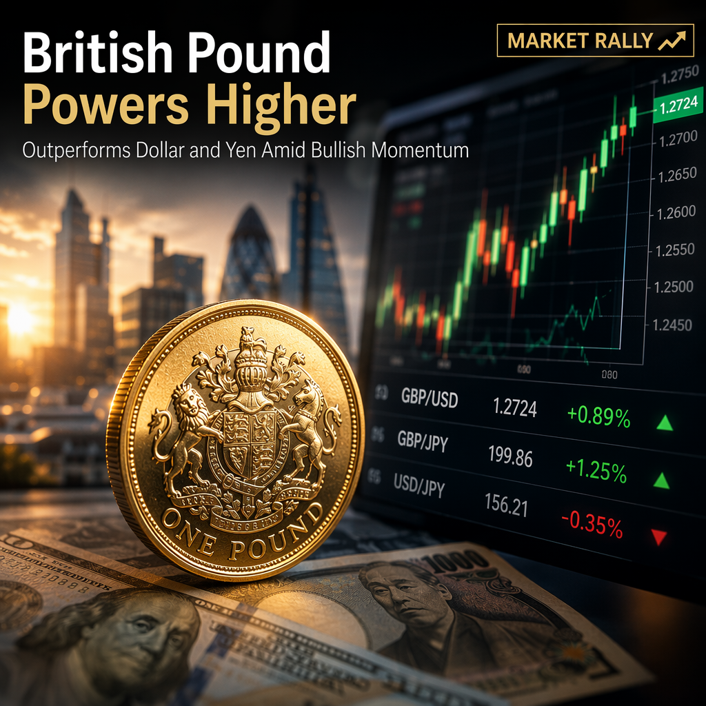 British Pound Surges to Multi-Month Highs Against Dollar and Yen Amid Bullish Momentum