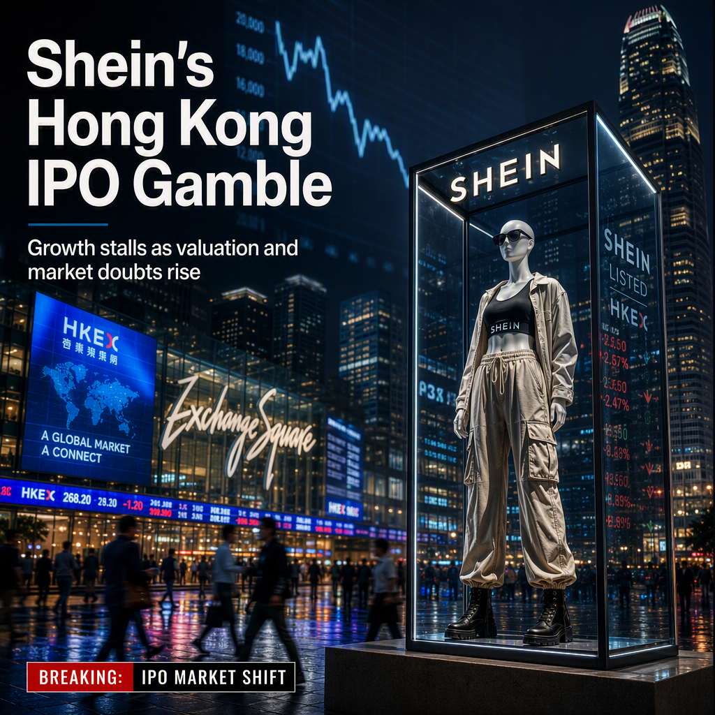 Shein Secures Hong Kong IPO Approval Amid Slowing Growth and Valuation Concerns