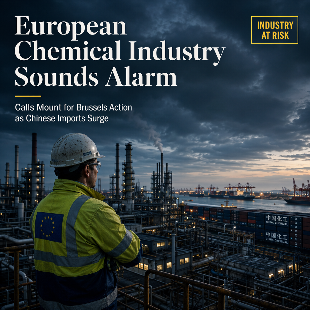 European Chemical Industry Pressures Brussels Amid Surging Chinese Imports and Plant Closures