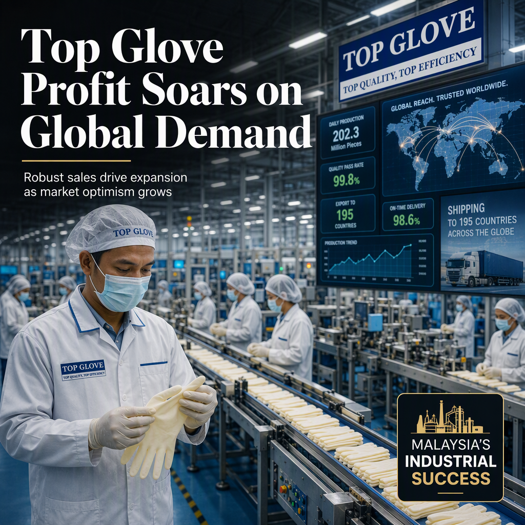 Top Glove Triples Net Profit Amid Surging Global Demand for Rubber Gloves