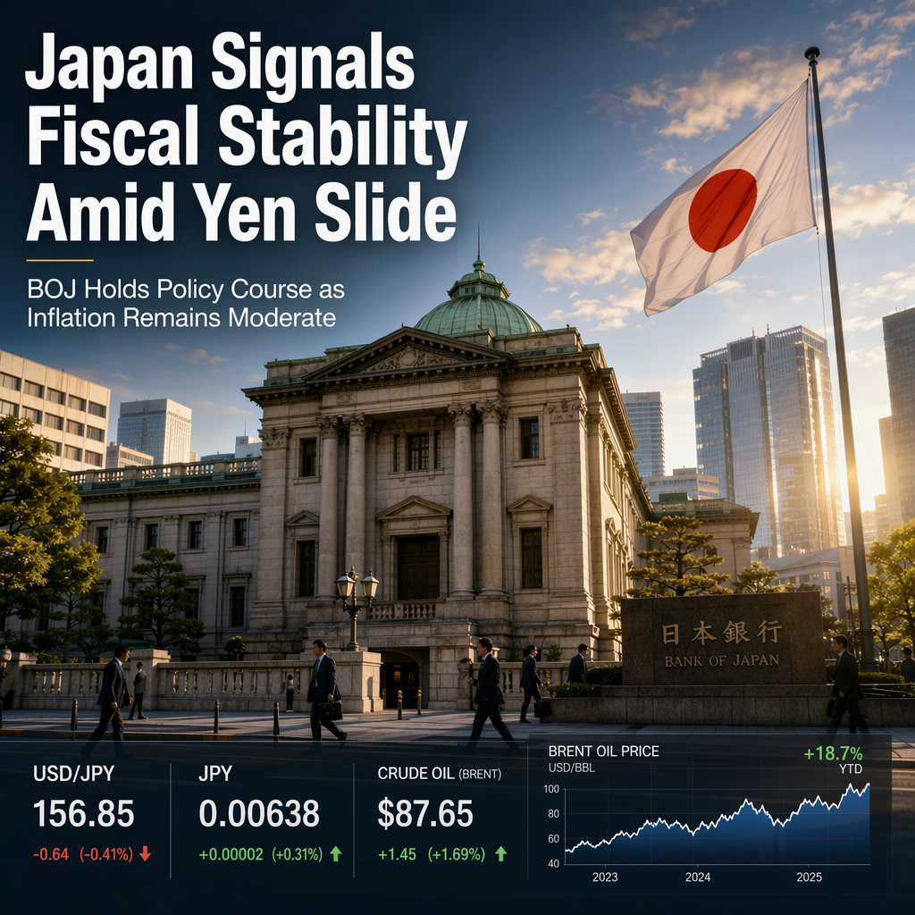 Japan Reaffirms Fiscal Sustainability Amid Moderate Inflation and Yen Weakness