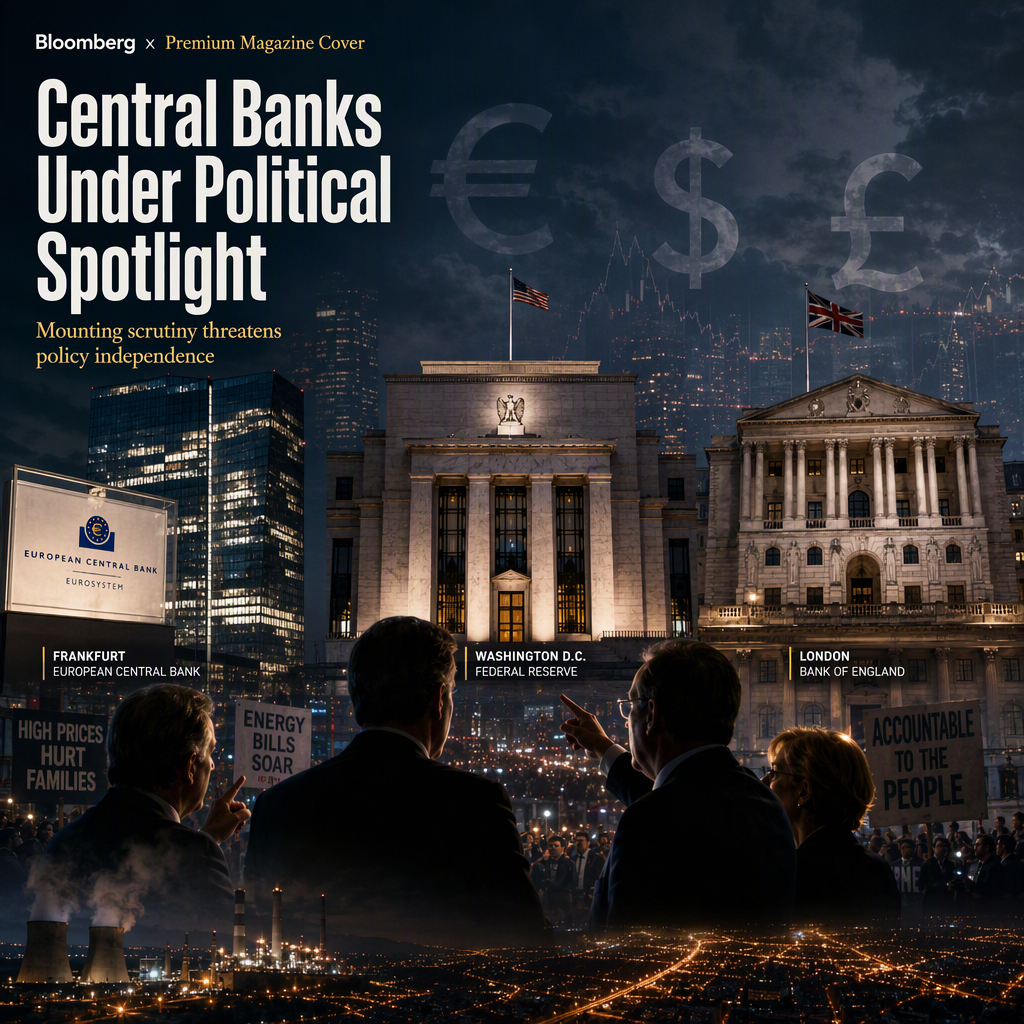 Central Banks Face Intensified Political Scrutiny Amid Economic Pressures