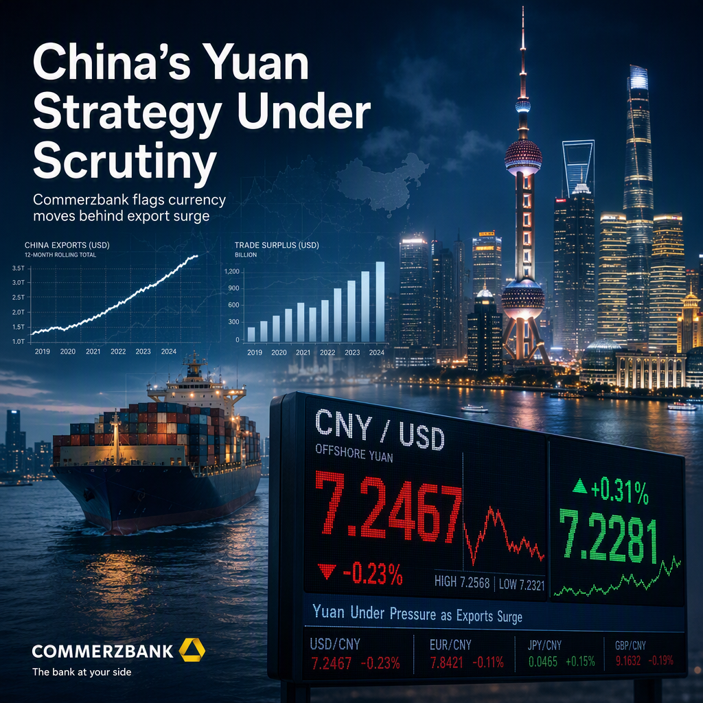 Commerzbank Analyst Questions Chinese Yuan Undervaluation and Surging Export Gains