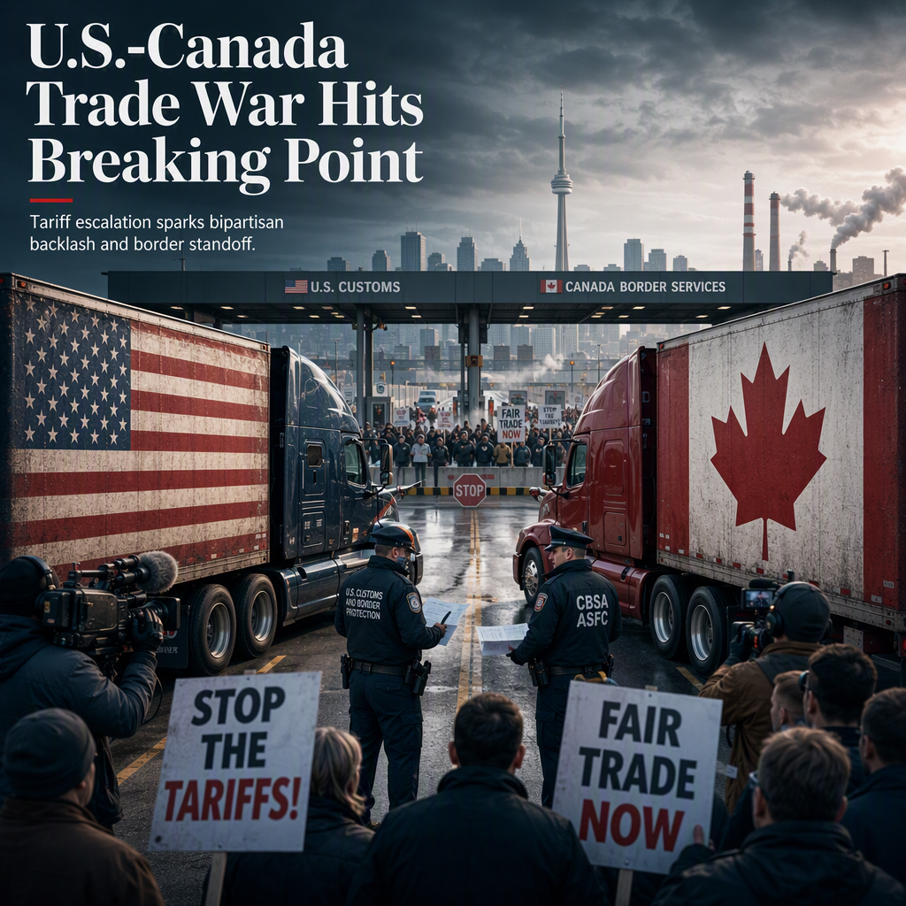 U.S.-Canada Trade Tensions Escalate as Trump Imposes 50% Tariffs and House GOP Summons Trade Chief