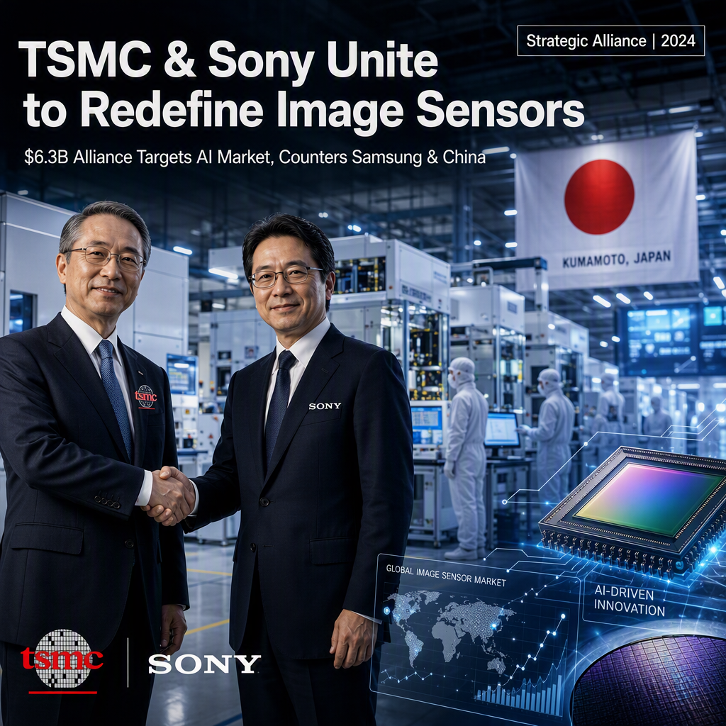 TSMC and Sony Forge Strategic Alliance to Counter Samsung and Chinese Chipmakers in Image Sensor Market