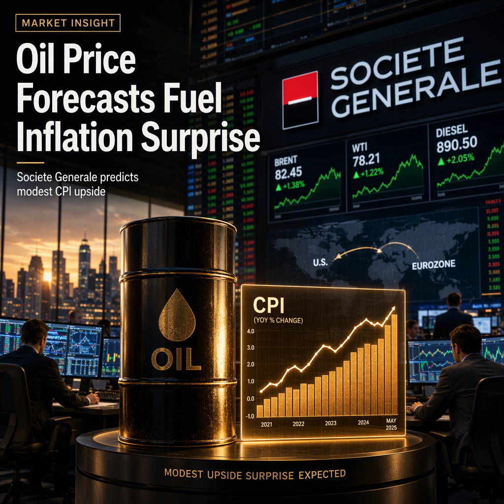 Societe Generale Projects Modest Upside Inflation Surprise Driven by Oil Price Forecasts