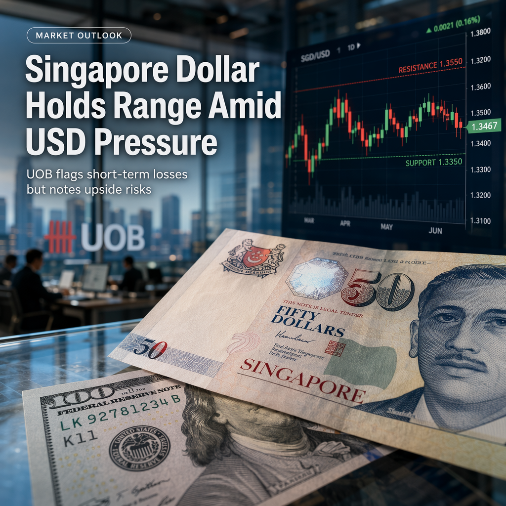 UOB Sees Short-Term Losses but Upside Risks for Singapore Dollar Against US Dollar