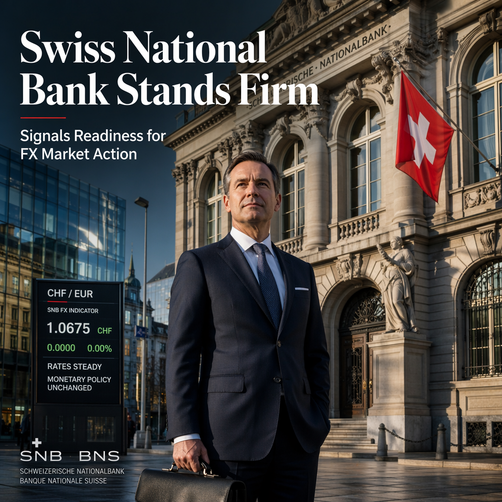 Swiss National Bank Holds Rates Steady, Signals Readiness for FX Intervention