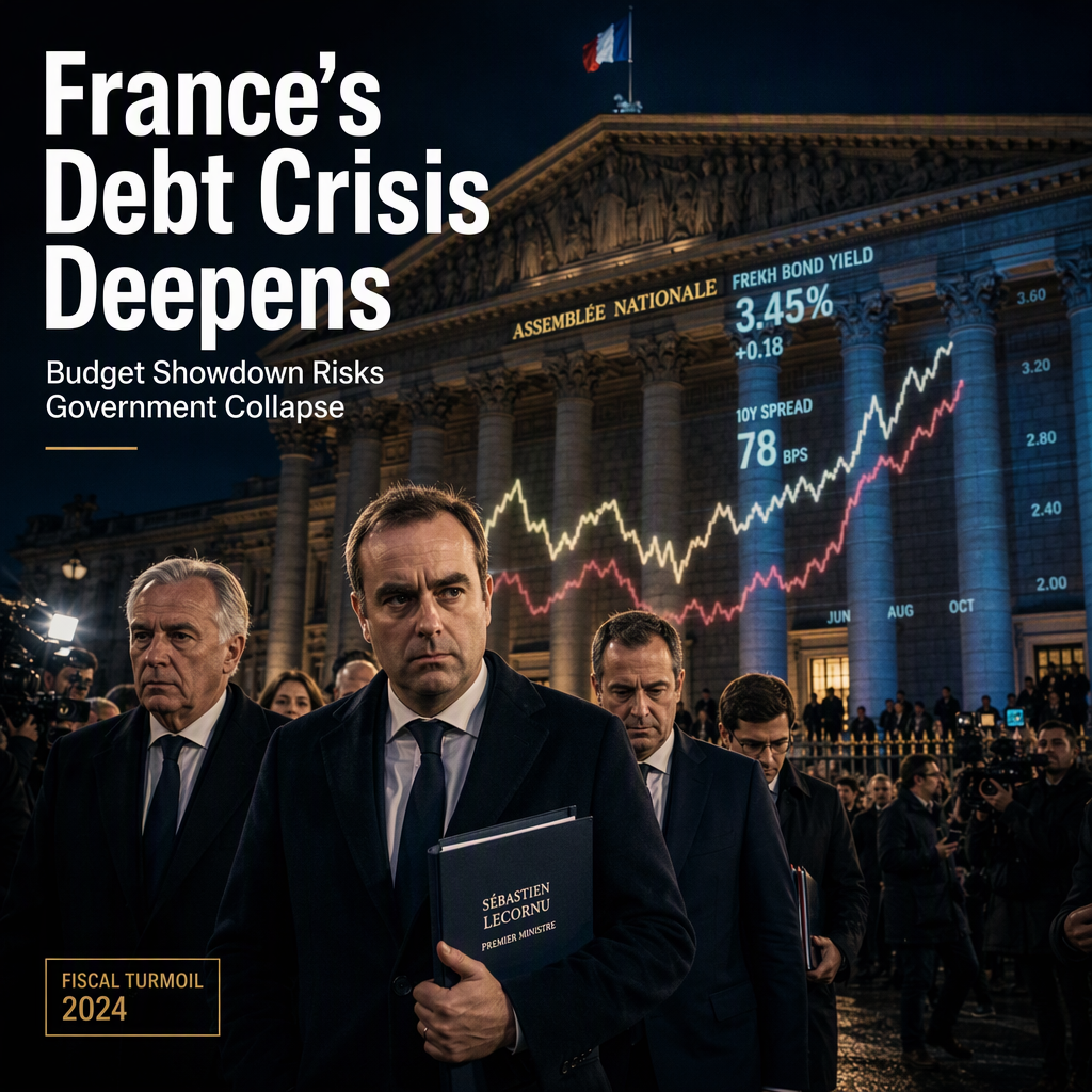 France Faces Political Turmoil as Soaring Debt Costs Threaten Government Stability