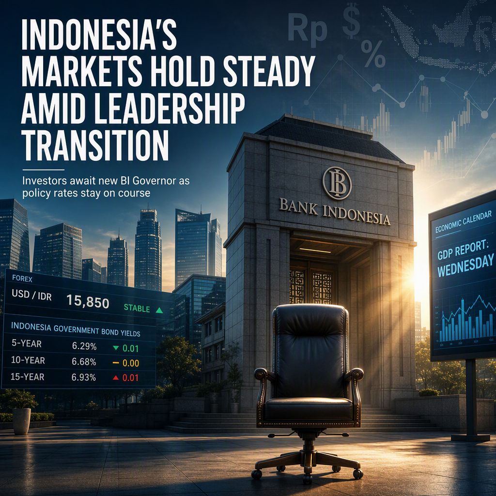 Indonesia Awaits New Central Bank Governor Amid Stable Policy Outlook and Mixed Economic Signals