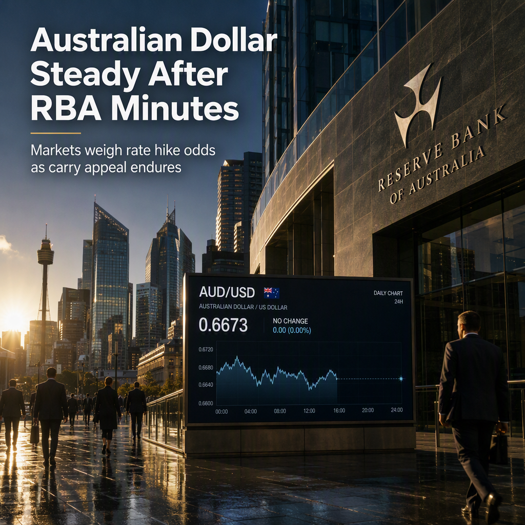 Australian Dollar Unmoved by RBA Minutes as Markets Weigh Rate Hike Odds and Carry Appeal