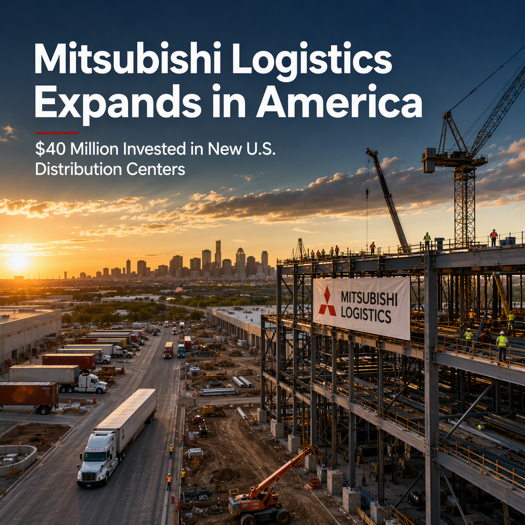 Mitsubishi Logistics Invests $40 Million to Build Two U.S. Distribution Centers Amid Overseas Expansion