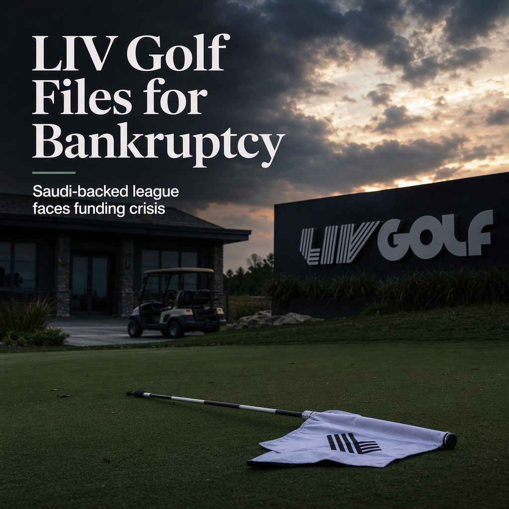 LIV Golf Files for Chapter 11 Bankruptcy Amid Funding Crisis