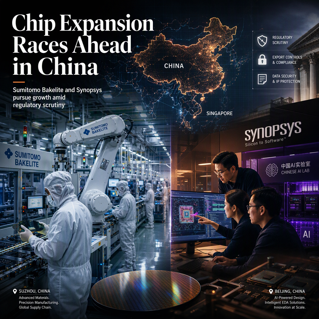 Sumitomo Bakelite and Synopsys Expand Semiconductor Operations Amid Booming Chinese Market and Regulatory Scrutiny