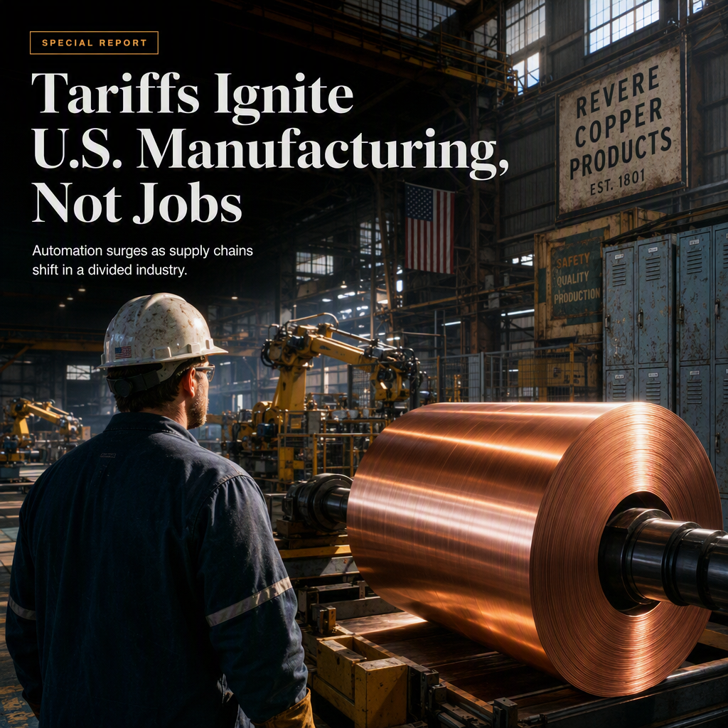 Trump's Tariffs Reshape U.S. Manufacturing, Boost Activity but Fail to Restore Jobs