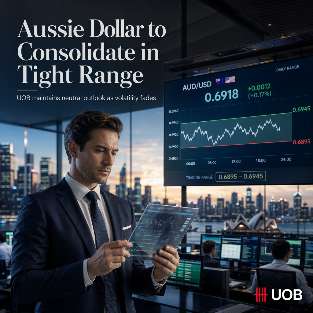 Australian Dollar Expected to Consolidate Within Defined Range Against US Dollar, Says UOB
