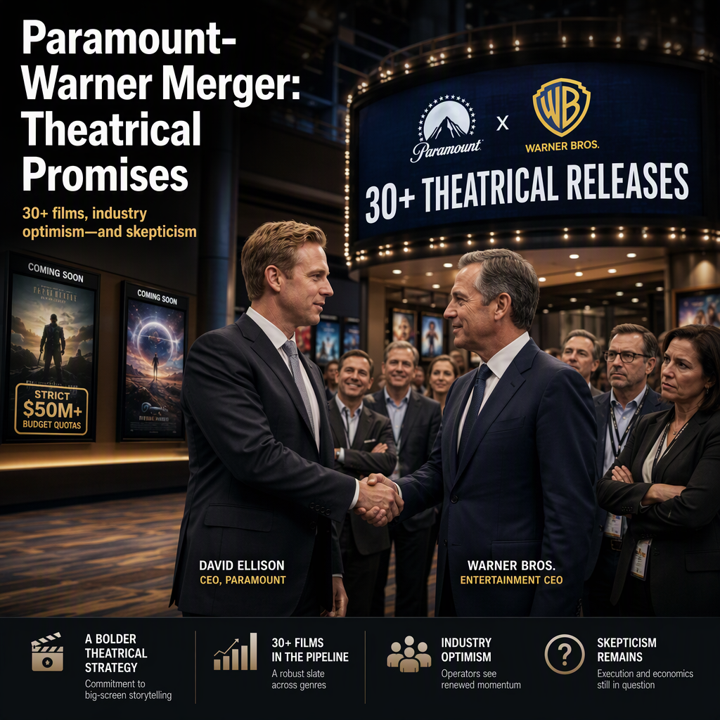 Paramount-Warner Bros. Merger Promises Robust Theatrical Slate Amid Industry Skepticism