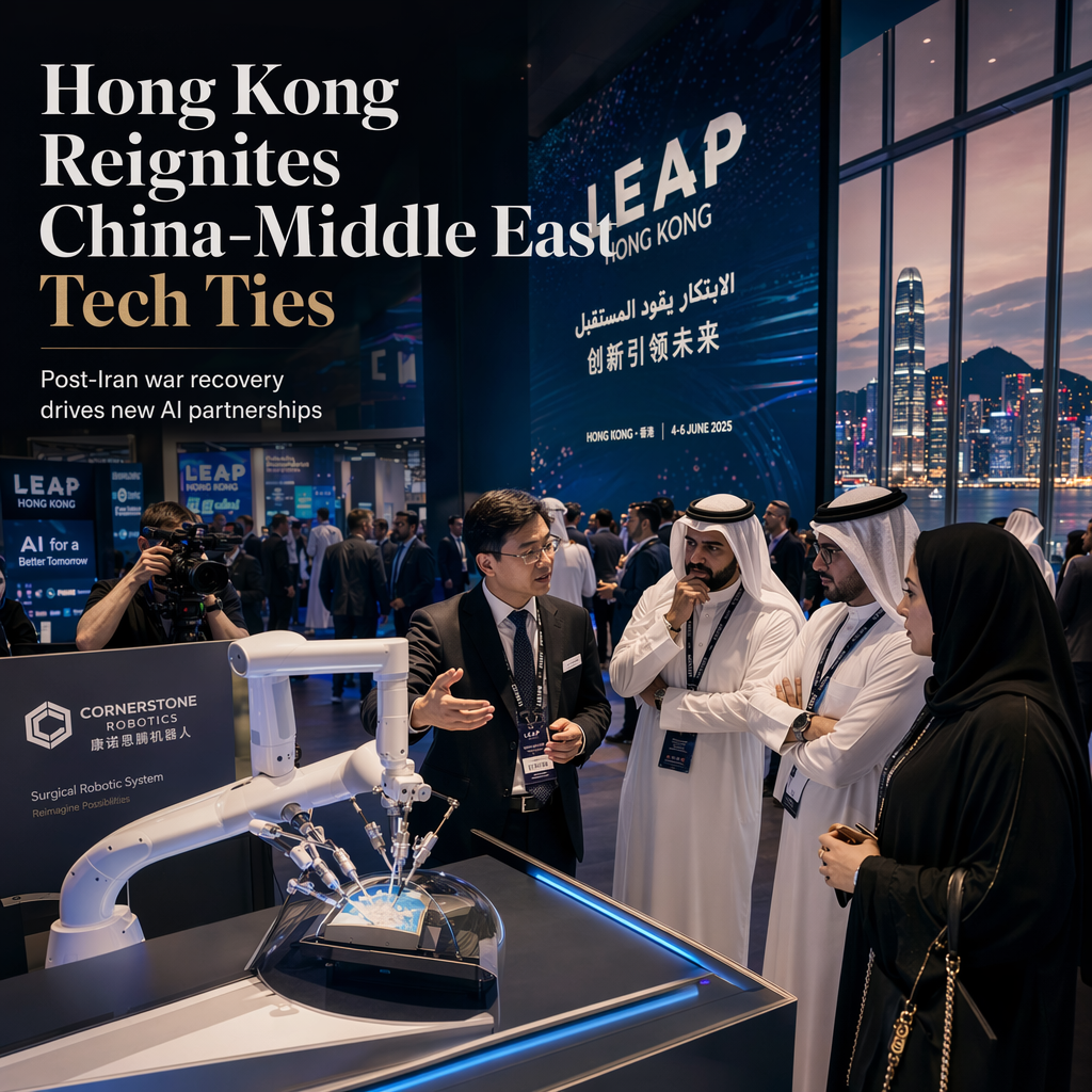 Hong Kong Reignites China-Middle East Tech Ties Amid Post-Iran War Recovery