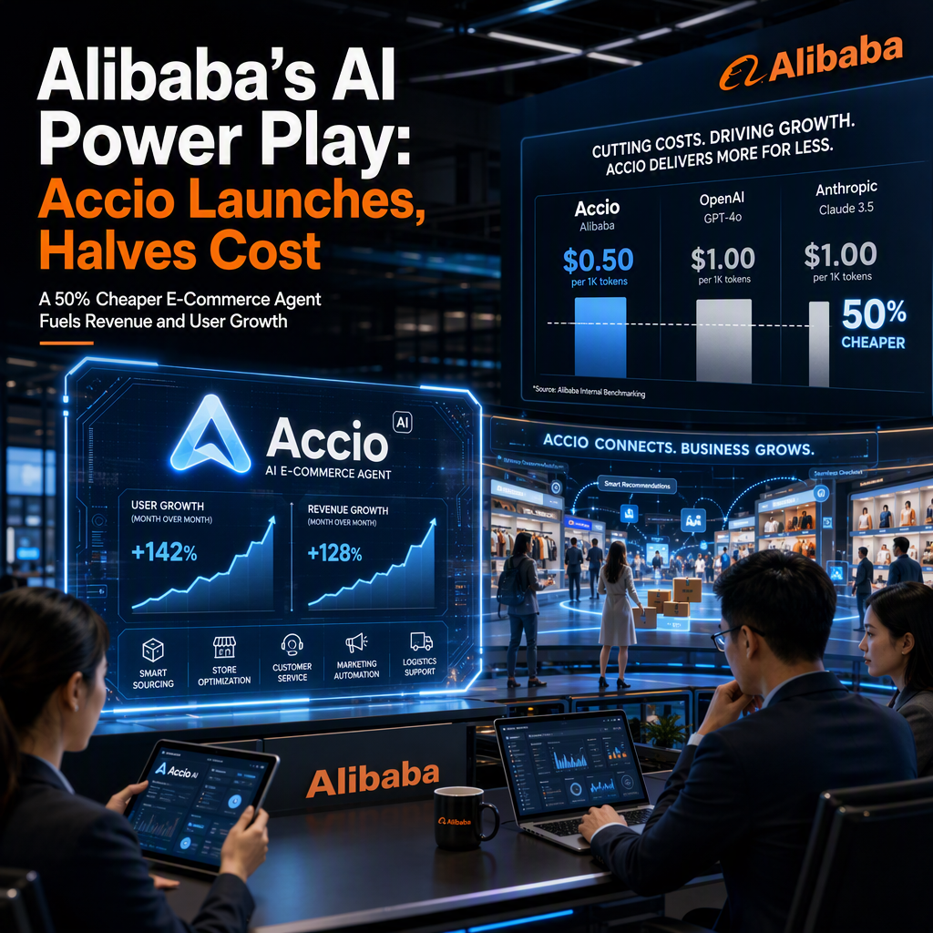 Alibaba Launches Accio: A 50% Cheaper E-Commerce AI Agent, Driving Revenue and User Growth