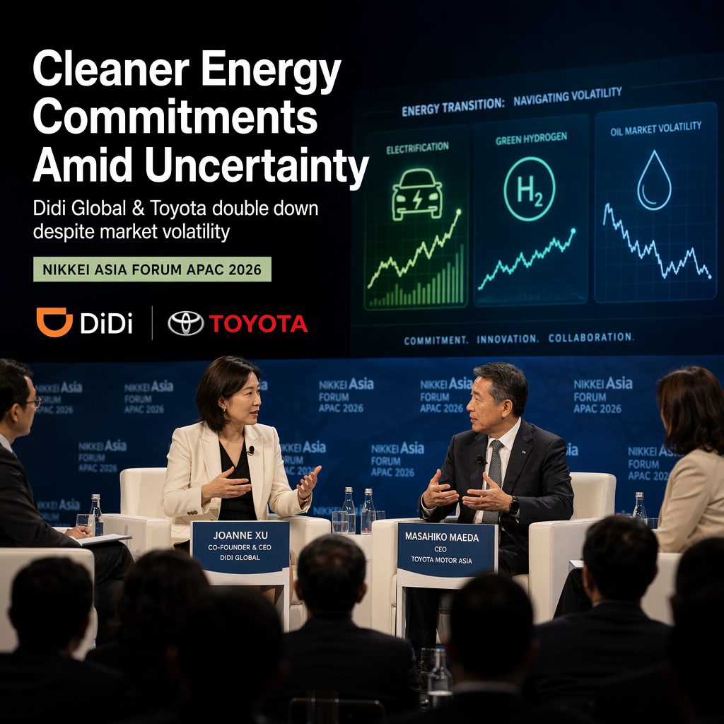 Didi Global and Toyota Reaffirm Commitment to Cleaner Energy Amid Geopolitical Uncertainty