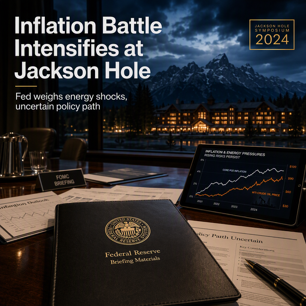Fed Officials Warn of Persistent Inflation as Energy Shock Spreads, Policy Path Uncertain Ahead of Jackson Hole
