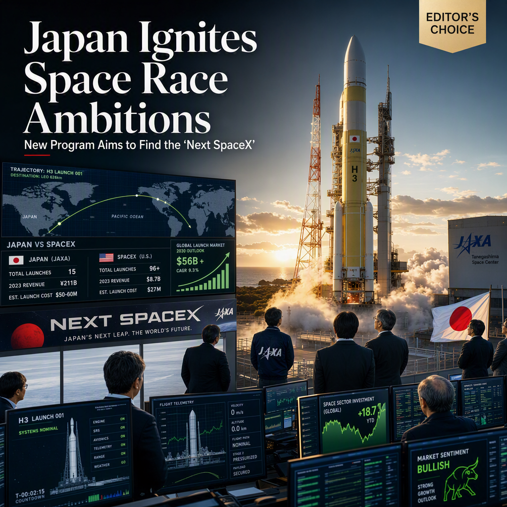 Japan Launches Competitive Space Program to Spur Innovation and Rival SpaceX