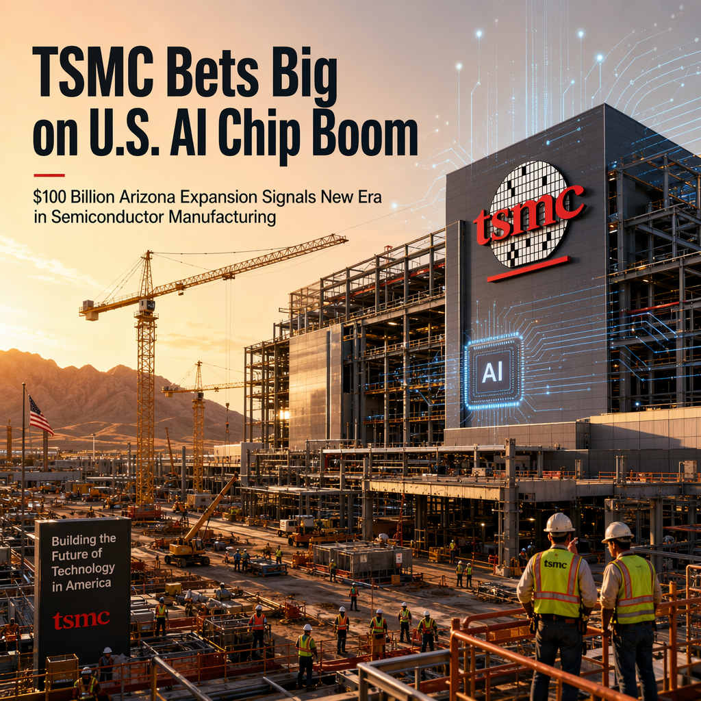 TSMC Commits Additional $100 Billion to Arizona Expansion Amid Soaring AI Chip Demand