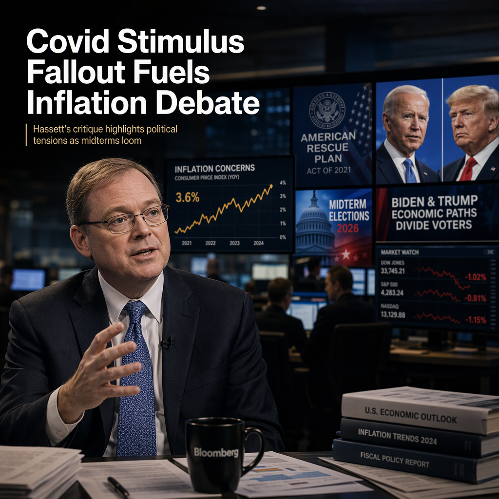 Hassett Criticizes Biden's Covid Stimulus as Inflation Concerns Persist Ahead of Midterms