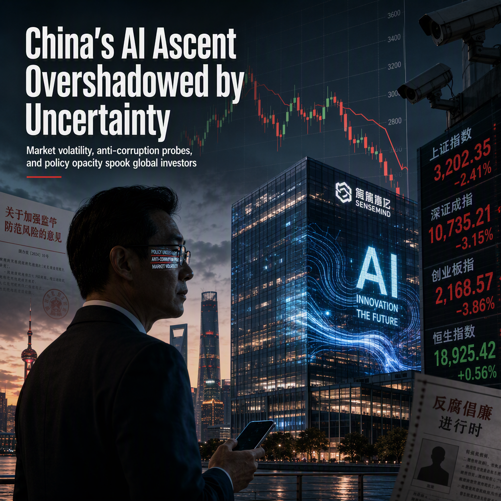 China's AI Advances Shadowed by Policy Uncertainty and Anti-Corruption Probe