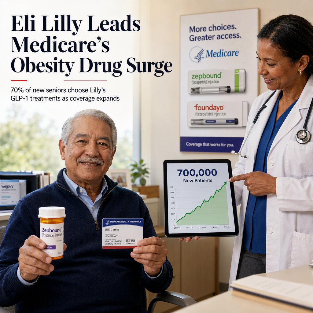 Eli Lilly Captures Majority of New Medicare GLP-1 Patients Following Obesity Drug Coverage Expansion