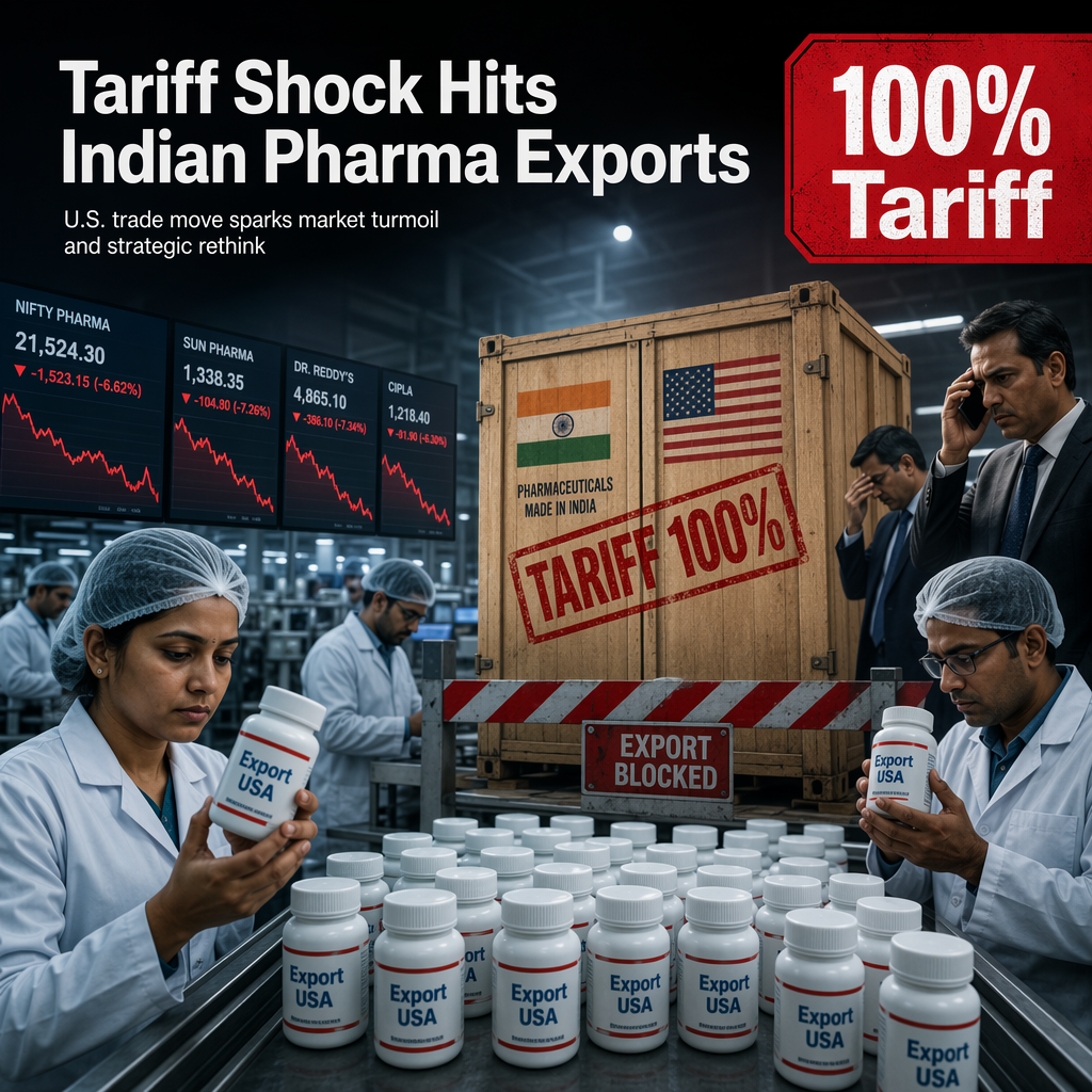 U.S. 100% Tariff on Generic Drugs Threatens Indian Pharma's Top Export Market