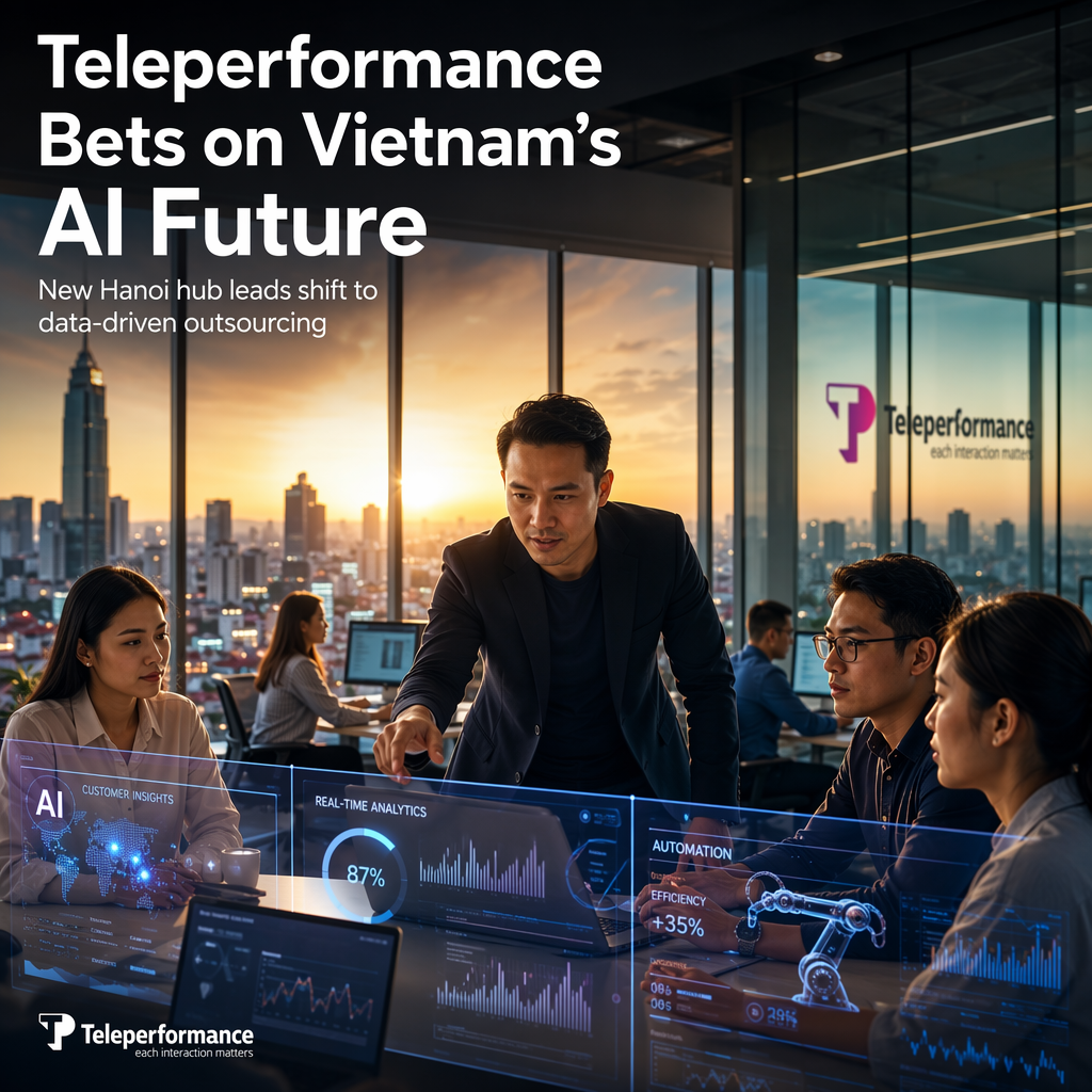 Teleperformance to Launch First Vietnam Site, Targeting AI-Driven Outsourcing Demand