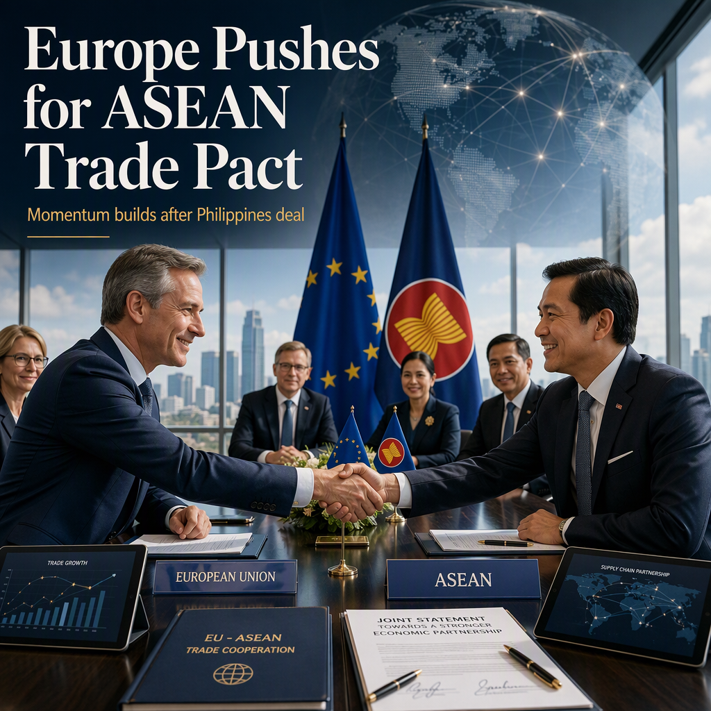 European Businesses Urge EU-ASEAN Trade Pact After Breakthrough Philippines Deal