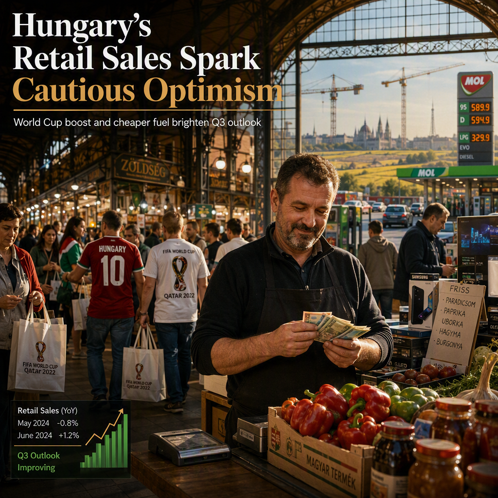Hungary's Retail Sales Poised for Upside Surprise Amid Weak Q2 GDP, Says ING