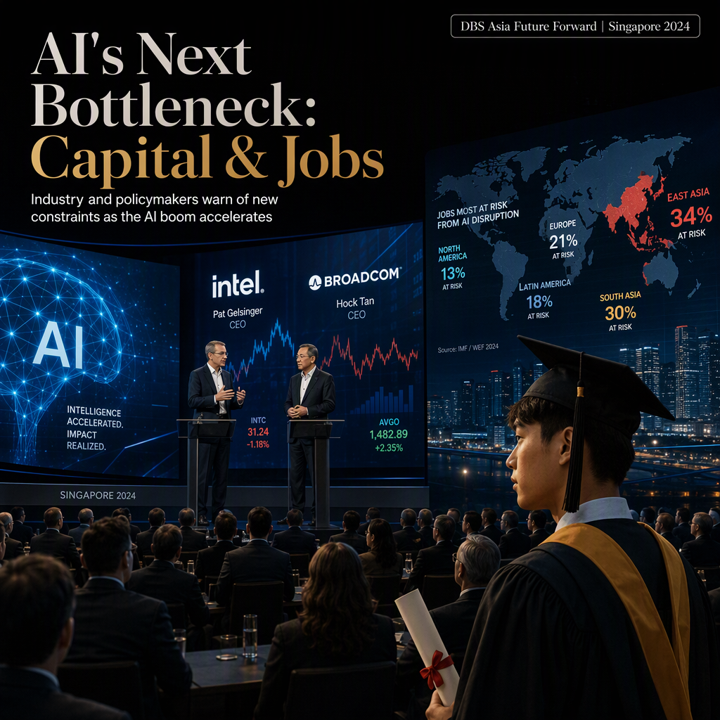 AI Boom Faces Capital Crunch and Labor Market Disruption, Warn Industry Leaders and Global Policymakers