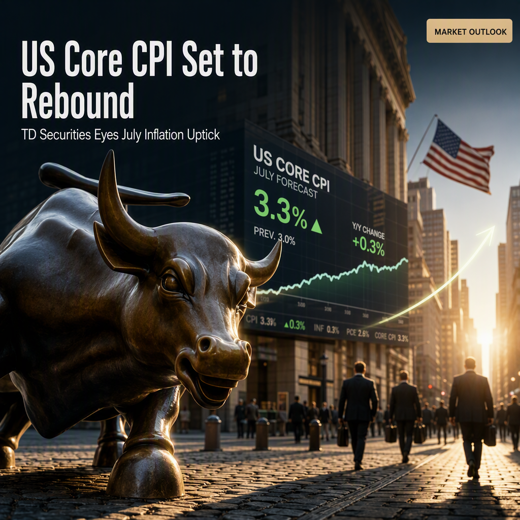 TD Securities Expects US Core CPI to Rebound in July After June Weakness