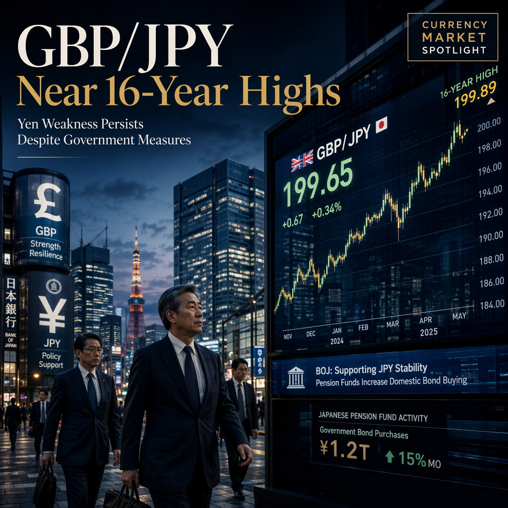 GBP/JPY Holds Near 16-Year Highs Despite Japanese Yen Support Measures