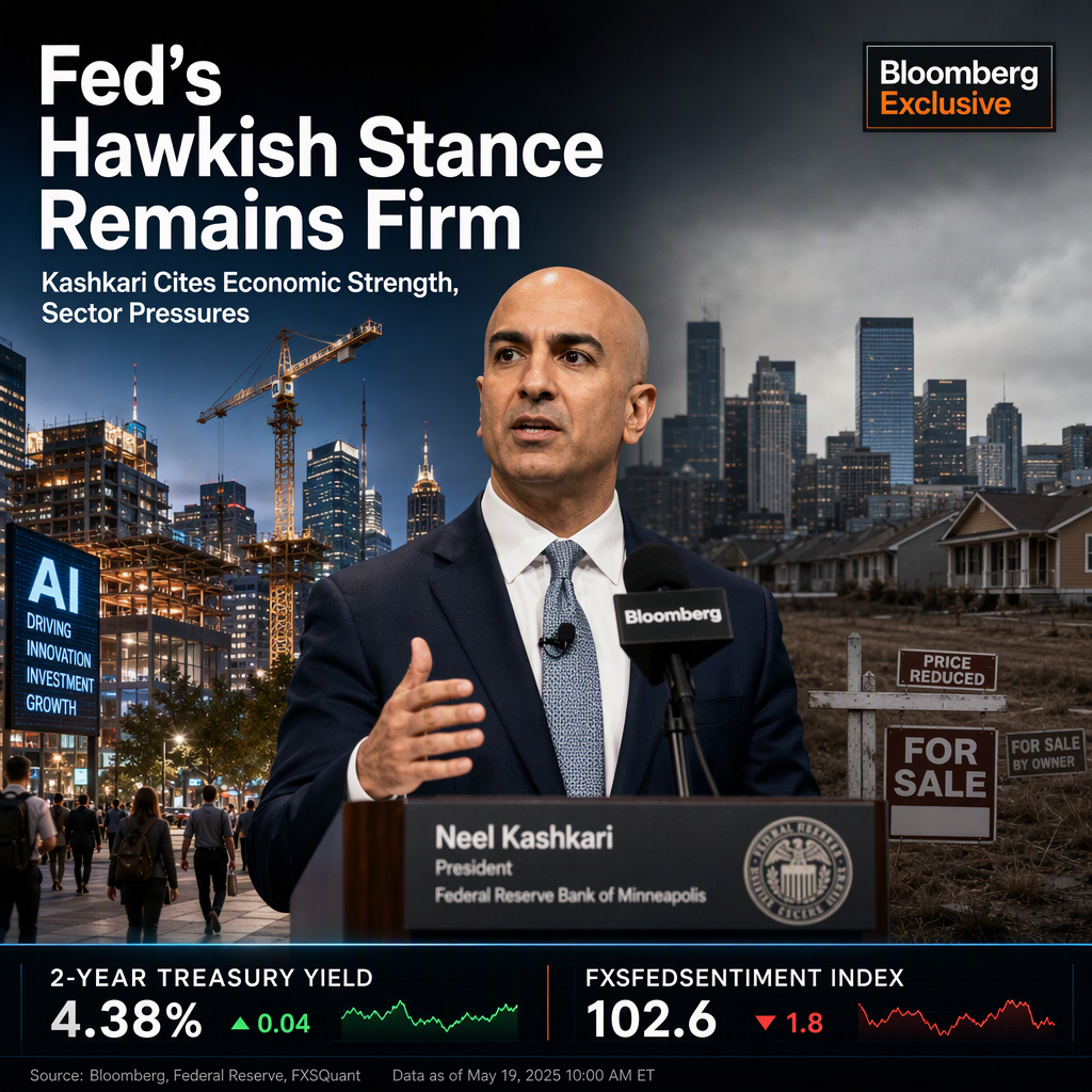 Fed's Kashkari Signals Continued Hawkish Stance Amid Economic Resilience and Sector Pressures
