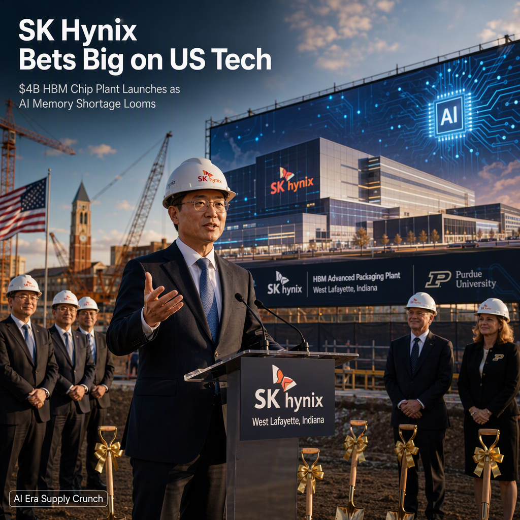 SK Hynix CEO Predicts Memory Chip Shortage Through 2030 as Company Launches $4 Billion HBM Plant in U.S.