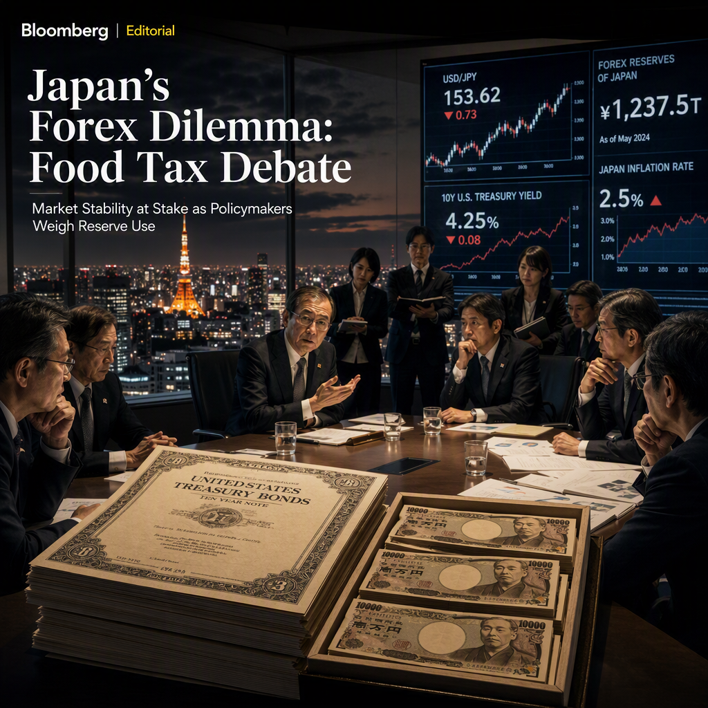 Japan Debates Using Forex Reserves for Food Tax Cut, Raising Market Stability Concerns